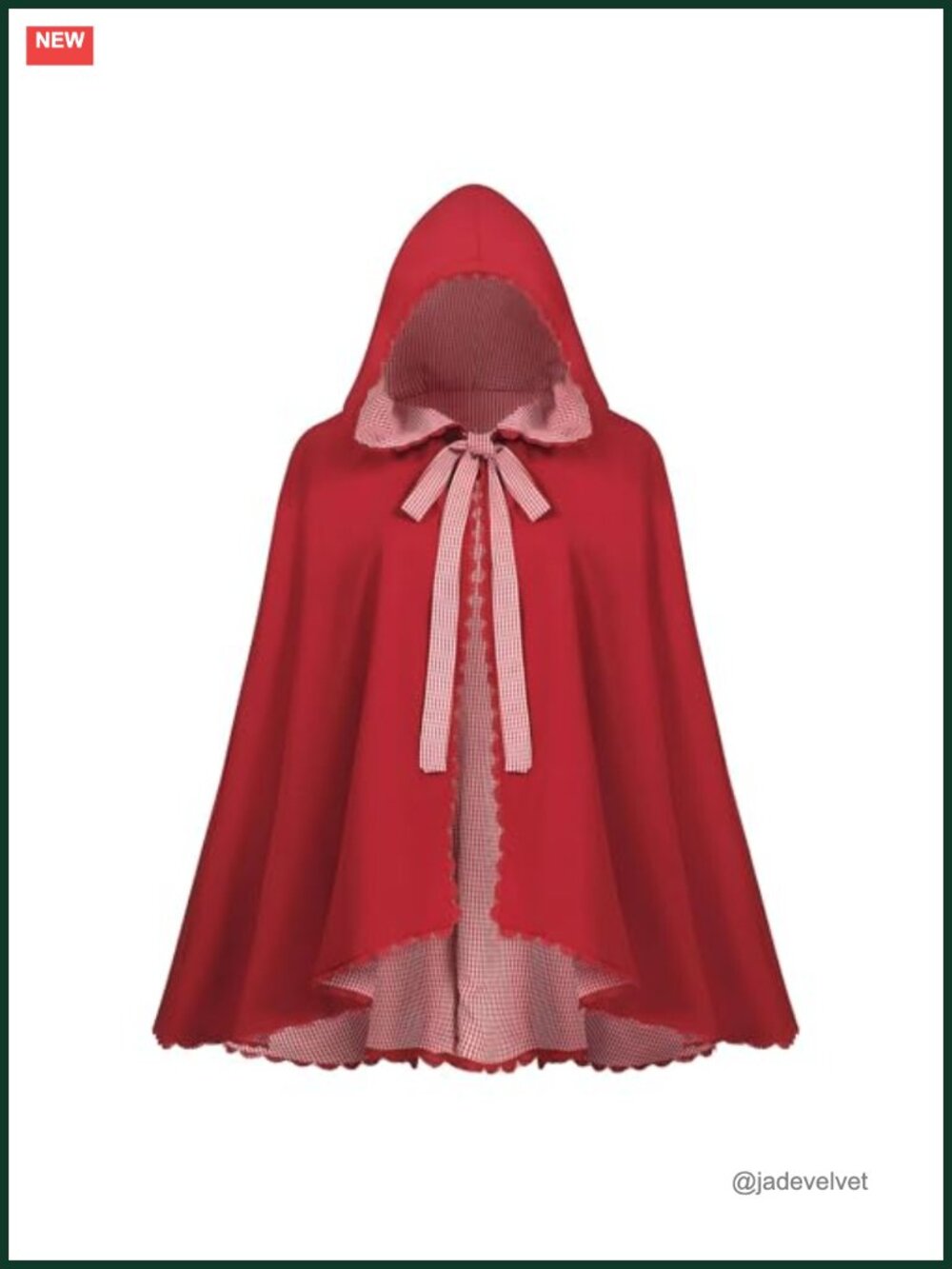 Little Red Riding Hood Cape Women Red Riding Cloak Halloween Cosplay